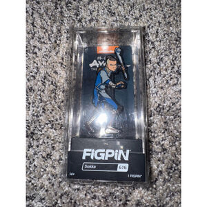 Unisex FiGPiN Avatar Sokka #616 Blue/Black